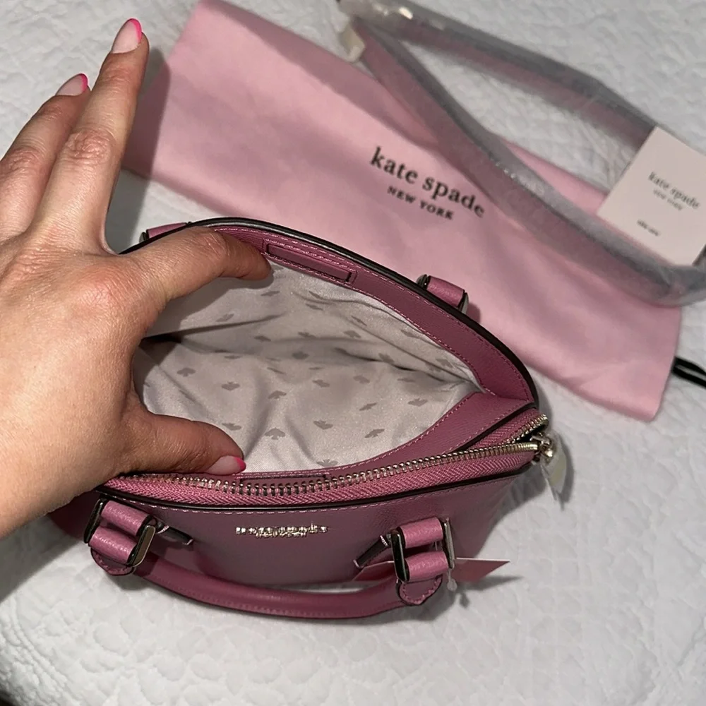 Kate Spade Sylvia Medium Dome Satchel in Blustery